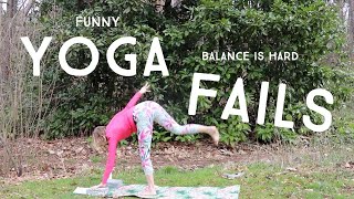 Funny Yoga Fails Bloopers 2021 April Fools Day