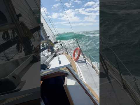 Why not to round a cape at peak current #solosailing #sailboat #sailing