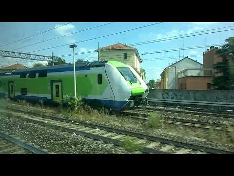 Marcia parallela con ETR421 016 Trenord - 31/08/2021