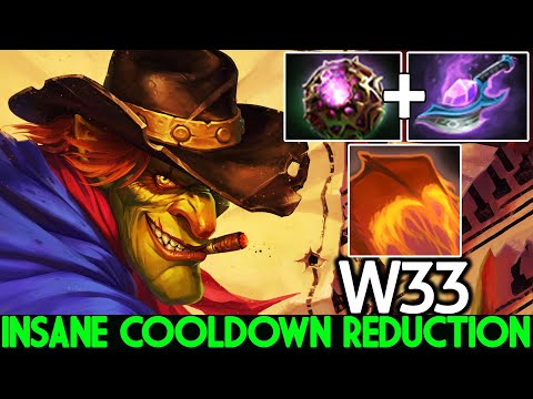 W33 [Batrider] Insane Cooldown Reduction Build with Arcane Blink Dota 2