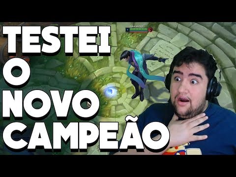 TESTEI O APHELIOS O NOVO CAMPEÃO DO LEAGUE OF LEGENDS! O CAMPEÃO MAIS COMPLICADO DA HISTÓRIA DO LOL