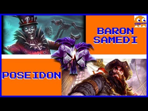 BARON SAMEDI, MY TOP WIN RATE GOD! | SMITE S6 Masters Duel - Baron Samedi VS Poseidon