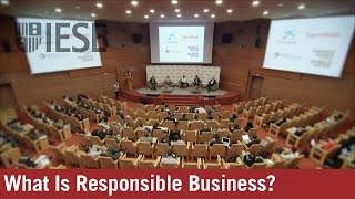 What Is Responsible Business? Doing Good and Doing Well