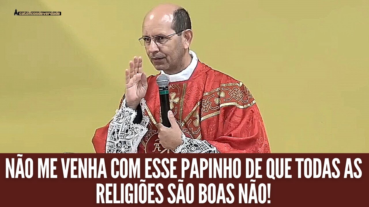 PADRE PAULO RICARDO ACABANDO COM O PAPINHO QUE TODAS AS RELIGIÕES SÃO BOAS!!!