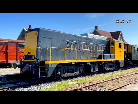 🇳🇱 Cab Ride 1957: NS 2200 Diesel Power! Stadskanaal - Veendam Museumspoorlijn STAR 19/9/2021