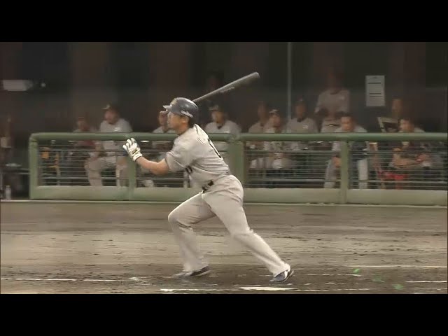 【2回表】バファローズ・鉄平 1軍昇格いきなりの先制タイムリー2ベースヒット!! 2015/6/23 E-Bs