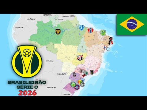 Brasileirão Série C 2026 - Conheça os Clubes, Cidades e Estádios