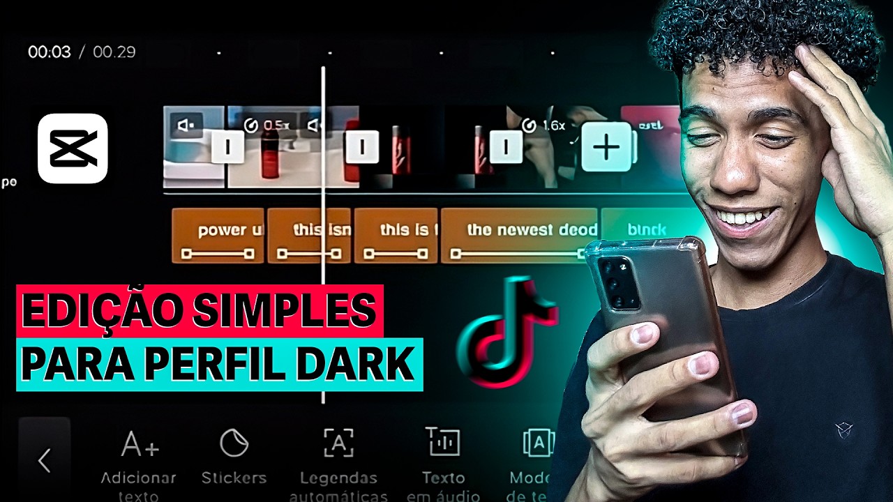 VIRALIZE SEU PERFIL DARK COM ESSA EDIÇÃO de VÍDEO SIMPLES VIRAL pelo CAPCUT GRATUITO