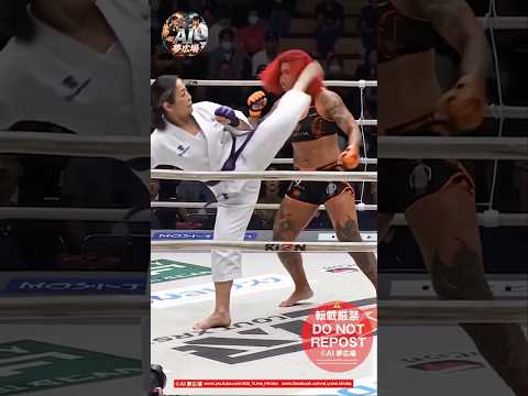 【上段蹴り2連コンボで無礼者を制裁】空手 vs 総合格闘技 #Karate #MMA #異種格闘技戦