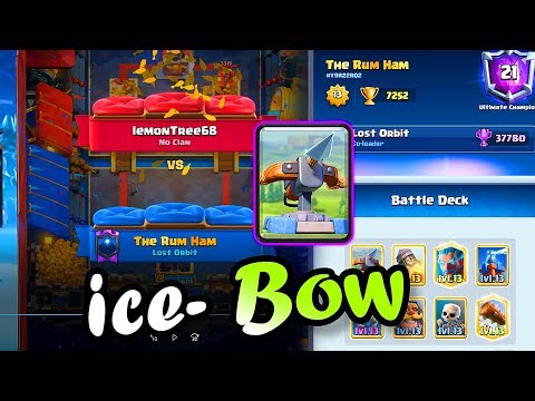 The Rum Ham Ice-Bow 7200+ game plays - Clash Royale