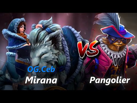 Ceb safelane Mirana vs Pangolier/Skywrath Mage | First 10 minutes
