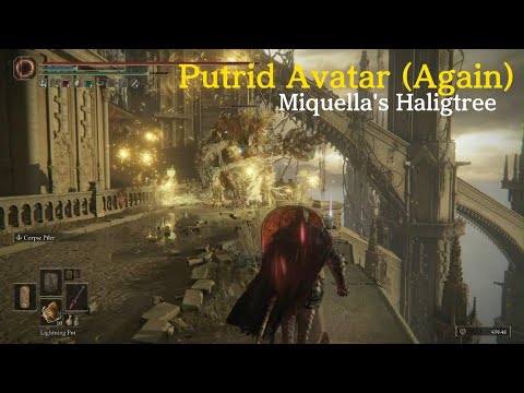 Putrid Avatar (Again) vs. Rivers of Blood | Miquella's Haligtree (Bridge) - Elden Ring