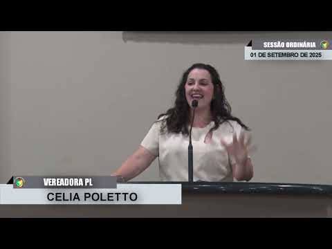 CMBTE - USO DE TRIBUNA PELA VEREADORA CELIA POLETTO - PL.