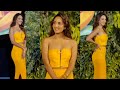 Kiara Advani Stylish Entry In Mango Color Dress As New Brand Ambassador Of Slice Announcement