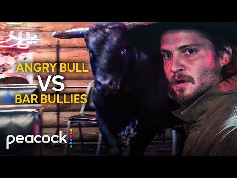 Yellowstone | Rip and Kayce Unleash a Bull Inside a Local Bar
