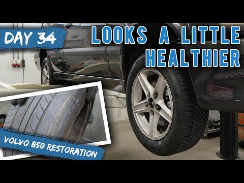Volvo 850 Restoration - New Tires, Exhaust Inspection & More