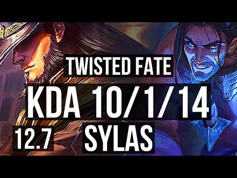 TWISTED FATE vs SYLAS (MID) | 10/1/14, 1.8M mastery, Legendary, 400+ games | KR Master | 12.7