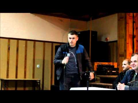 Spotkanie zawodników Szynaka Motor Lubawa z kibicami porzed meczem