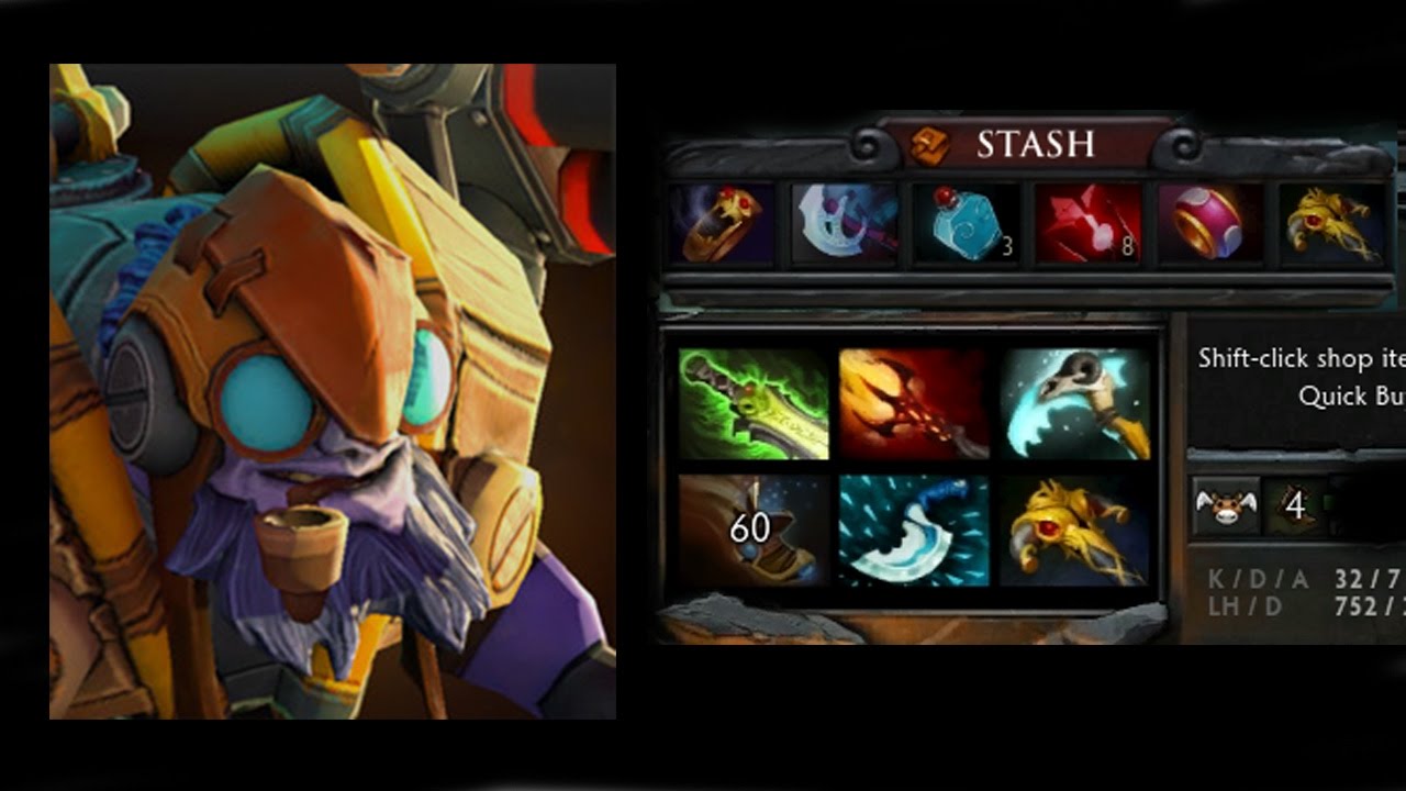 Dota 2: thưởng thức Tinker… 12 đồ trong tay Dendi