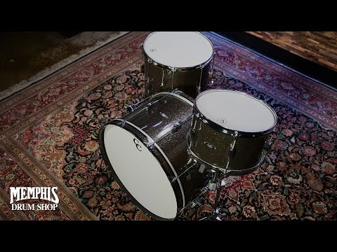 C&C Drum Company Player Date II Big Band Drum Set 24/13/16 - Grey Glitter