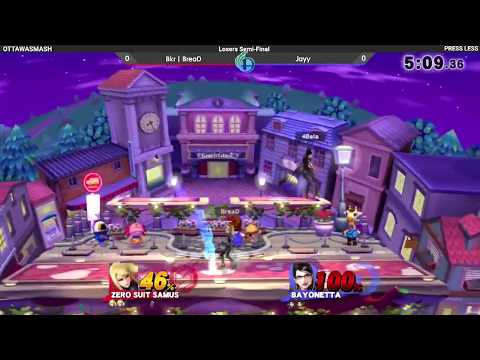 Bkr | BreaD (Zero Suit Samus) vs. Jayy (Bayonetta) - Losers Semis - Press Less