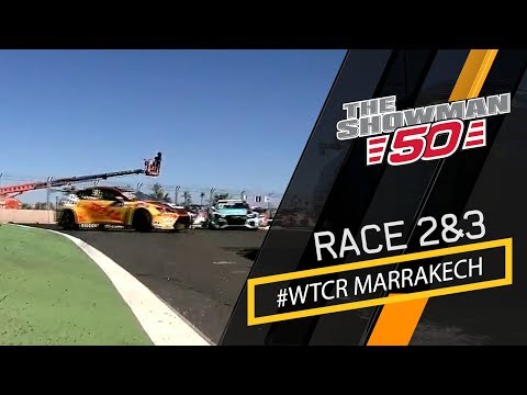Marrakech race 2 and 3 touringcar action WTCR with Tom Coronel in the Cupra TCR