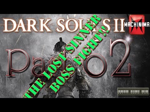 Dark Souls II Walkthrough - Part 62 How To Beat The Lost Sinner Boss GREAT SOUL! w/ Phantoms