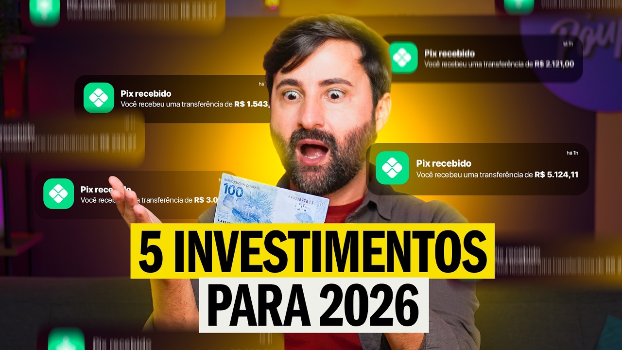OS 5 MELHORES INVESTIMENTOS Para Aplicar o Seu 13º (Seguro, Fácil e Rentável)