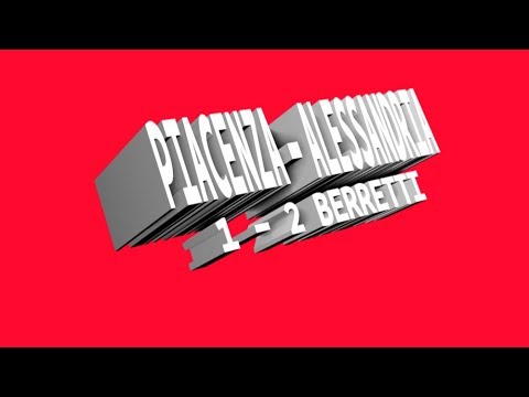 PIACENZA - ALESSANDRIA 1 - 2 CAMPIONATO BERRETTI - 2°  TEMPO