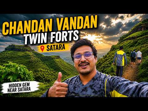 Chandan Vandan Fort Trek | Exploring Satara's Twin Forts 🏰 Hidden Gem of Maharashtra | English Subs