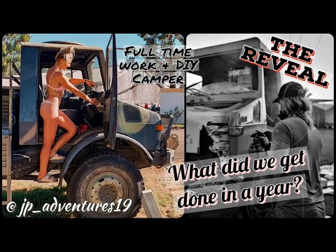 Building an EXPEDITION TRUCK while working FULL TIME? Our UNIMOG after One Year - DIY Camper 2021