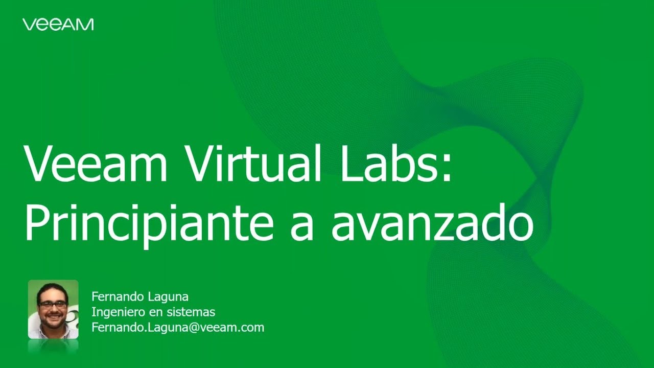 Veeam Virtual Labs: Principiante a Avanzado video