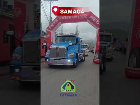 🚛✨ Así se vivió el desfile de tractomulas en Samacá
