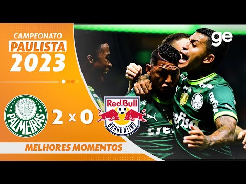 PALMEIRAS 2 X 0 BRAGANTINO | MELHORES MOMENTOS | 10ª RODADA DO PAULISTA 2023 | ge.globo