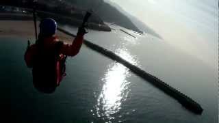 preview picture of video 'paraglider chasecam mini flighttest in Futami'