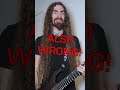 You Play The THUNDERSTRUCK Riff Wrong Acdc