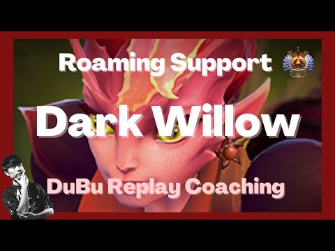 10k MMR replay coaching Immortal | Dark Willow pos 4 | Understanding map movement | DuBu Dota2