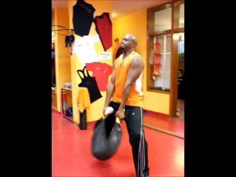 Bulgarian Sandbag Swing at OmniFarious Islamabad