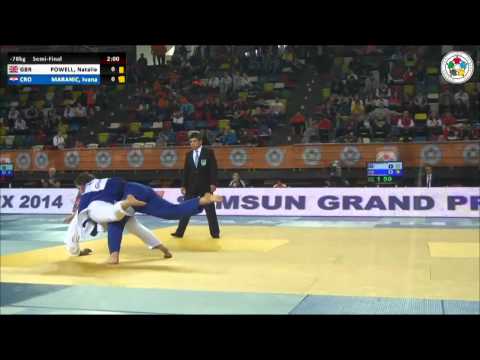 Natalie POWELL (GBR) Vs Ivana MARANIC (CRO) - Judo Grand Prix Samsun 2014 [-78kg]