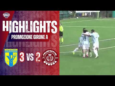 Calcio Promozione Gir. A - Villacidrese Calcio-Ovodda 3-2 (Highlights)