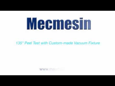 Mecmesin MultiTest-i 135° Peel Test with Custom Vacuum Fixture -- Video by Mecmesin