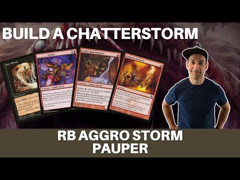 Faster Kuldotha Bushwhackers with Rakdos Storm! Belcher style Build-a-Chatterstorm | MTG Pauper