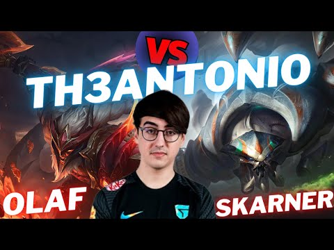 TH3ANTONIO | OLAF VS SKARNER | TOP GAMEPLAY | Patch 14.13 / Season 14 | #LeagueofLegends