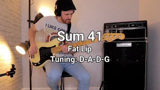 Sum 41 - Fat Lip bass cover (with tab)