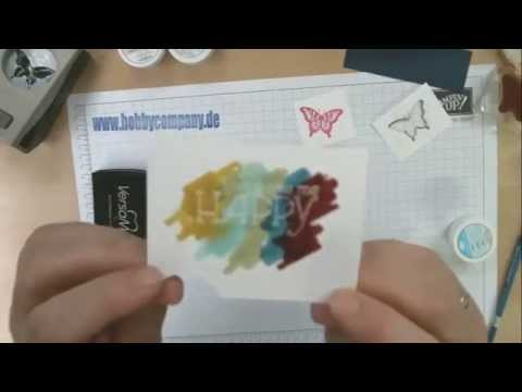 Anleitung - Stampin Up Embossing-Pulver