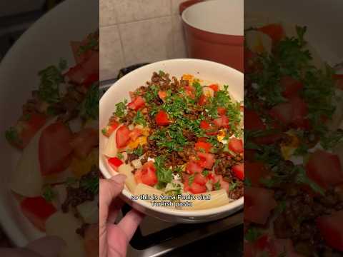 Anna Paul’s viral Turkish pasta #turkishpasta #viralrecipe #easyrecipe #trending