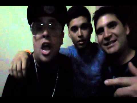 Yaga & Mackie saludando a Gonzalito & Santana