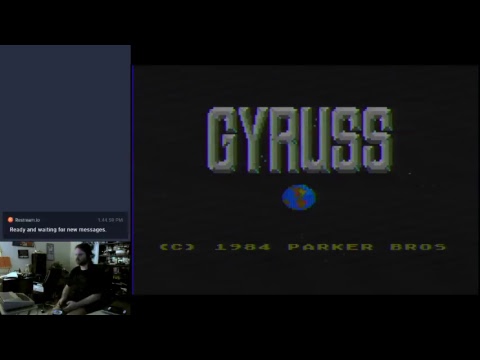 The Pulse Rifle Plays - Gyruss (Atari 800) (World Record run 2018-05-20)