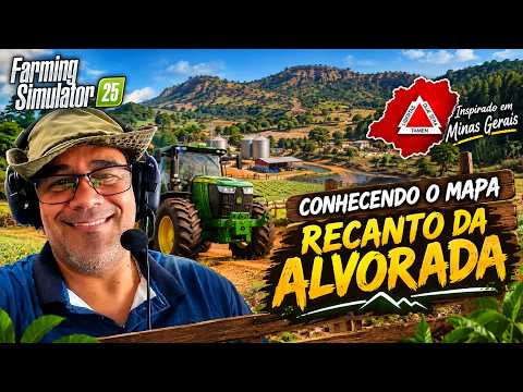 RECANTO DO ALVORADA: UM PEDACINHO DE MINAS GERAIS NO FS25! 🇧🇷 | Farming Simulator 25