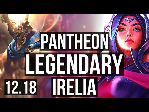 PANTHEON vs IRELIA (TOP) | 4.4M mastery, 14/2/13, Legendary, 700+ games | KR Diamond | 12.18